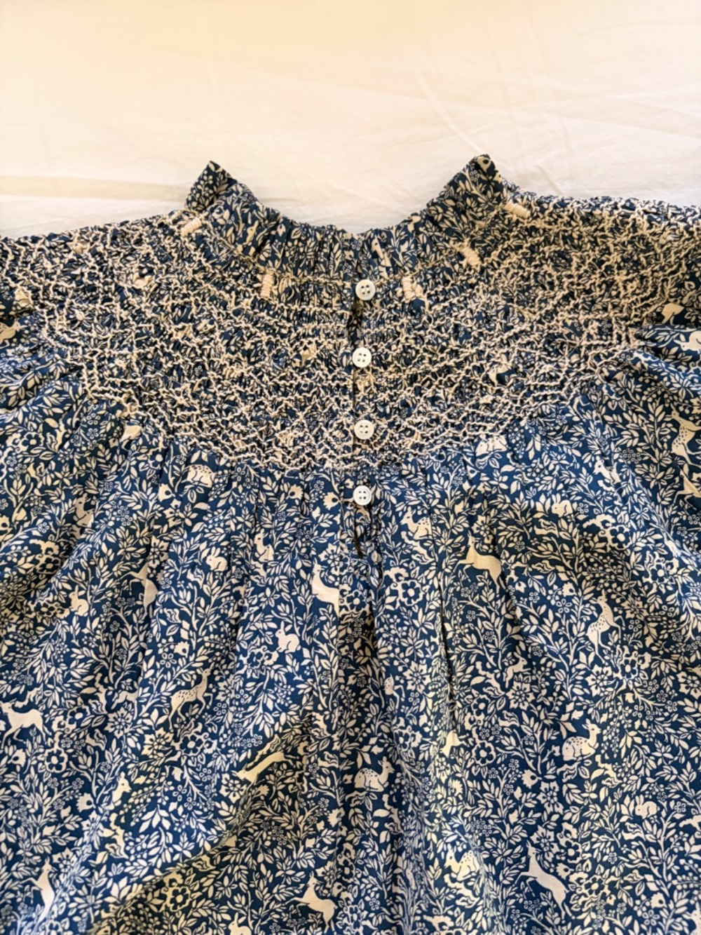 Doen Amoret top in Blue Prancing Fawn - Picture 5 of 6